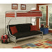 Eclipse Twin/Full/Futon Bunk Bed - 02091W-SI - In Stock Furniture