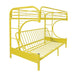 Eclipse Twin/Full/Futon Bunk Bed - 02091W-YL - In Stock Furniture