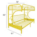 Eclipse Twin/Full/Futon Bunk Bed - 02091W-YL - In Stock Furniture