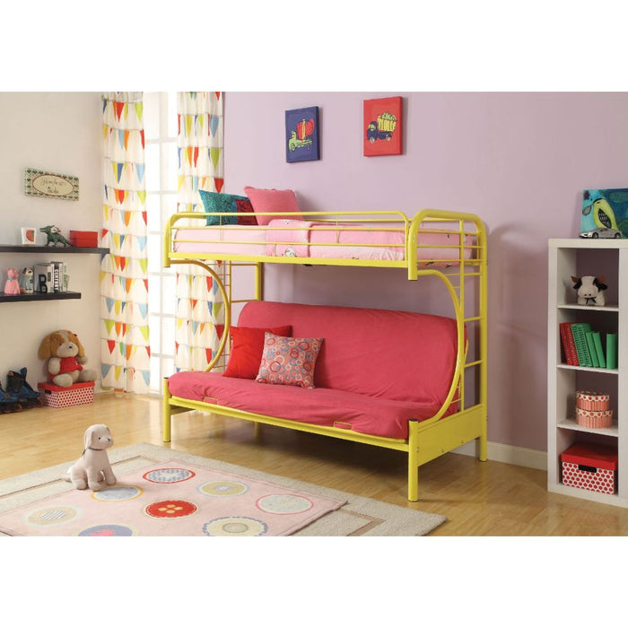 Eclipse Twin/Full/Futon Bunk Bed - 02091W-YL - In Stock Furniture