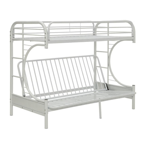 Eclipse Twin XL/Queen/Futon Bunk Bed - 02093WH - In Stock Furniture