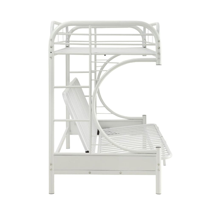 Eclipse Twin XL/Queen/Futon Bunk Bed - 02093WH - In Stock Furniture