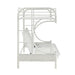 Eclipse Twin XL/Queen/Futon Bunk Bed - 02093WH - In Stock Furniture