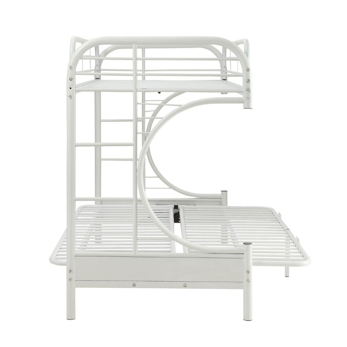 Eclipse Twin XL/Queen/Futon Bunk Bed - 02093WH - In Stock Furniture