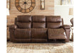 Edmar Chocolate Power Reclining Sofa - U6480515 - Gate Furniture