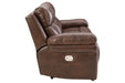 Edmar Chocolate Power Reclining Sofa - U6480515 - Gate Furniture