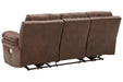 Edmar Chocolate Power Reclining Sofa - U6480515 - Gate Furniture