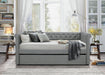 Edmund Gray Twin Daybed with Trundle - 4970 - Gate Furniture