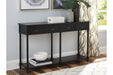 Eirdale Black Sofa/Console Table - A4000189 - Gate Furniture