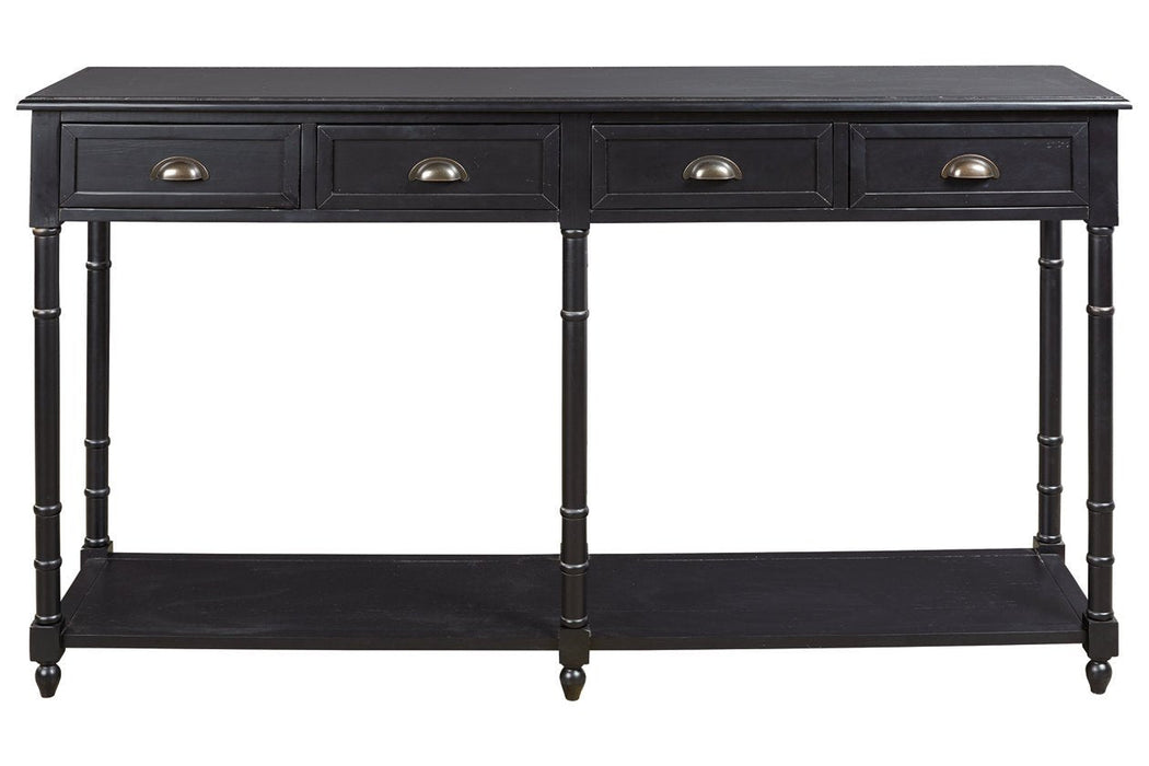 Eirdale Black Sofa/Console Table - A4000189 - Gate Furniture