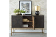 Elinmore Brown/Gold Finish Accent Cabinet - A4000316 - Gate Furniture