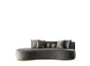 Ella Gray Velvet Chaise Lounge - In Stock Furniture