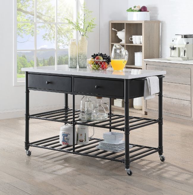 Emery Kitchen Island - 98942 - In Stock Furniture