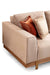 Emily Beige Velvet 2 Pc Sectional - Gate Furniture