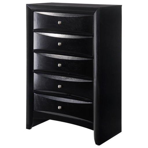 Emily Black Chest - B4280-4 - Gate Furniture