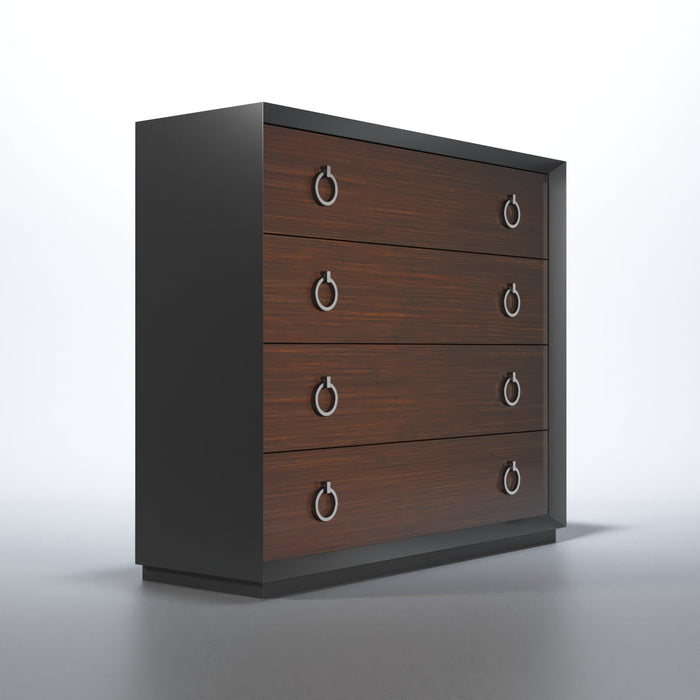 Emporio Black Dresser / Mirror Set - In Stock Furniture