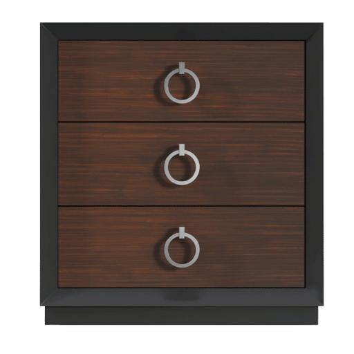 Emporio Black Nightstand - i37497 - In Stock Furniture
