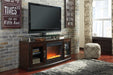 Entertainment Accessories Black Electric Fireplace Insert - W100-02 - Gate Furniture