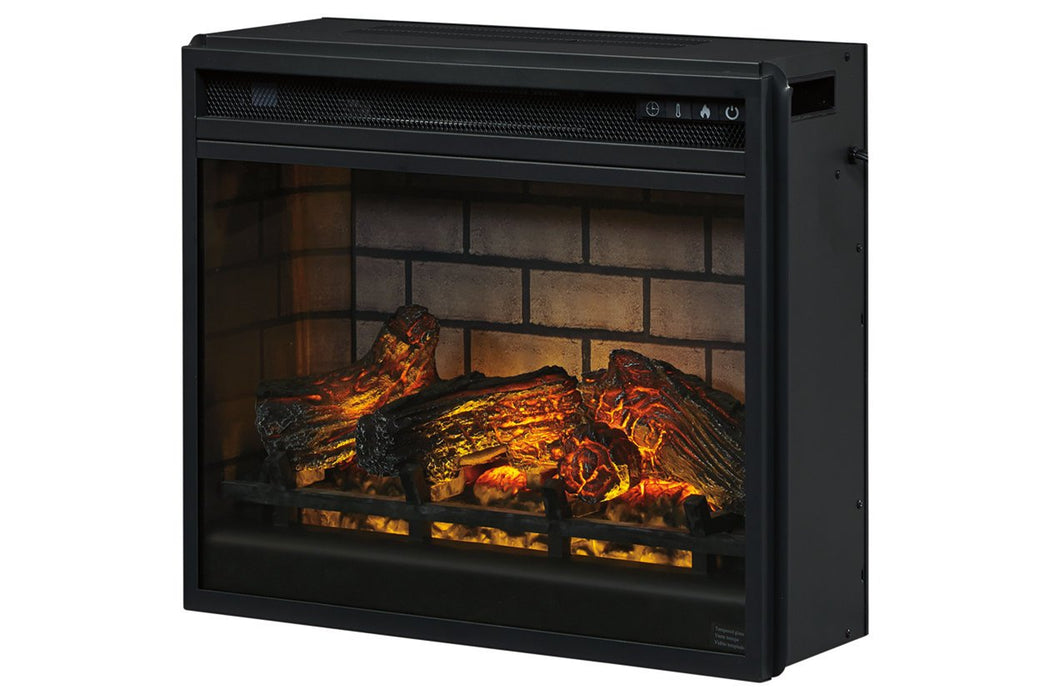 Entertainment Accessories Black Electric Infrared Fireplace Insert - W100-101 - Gate Furniture