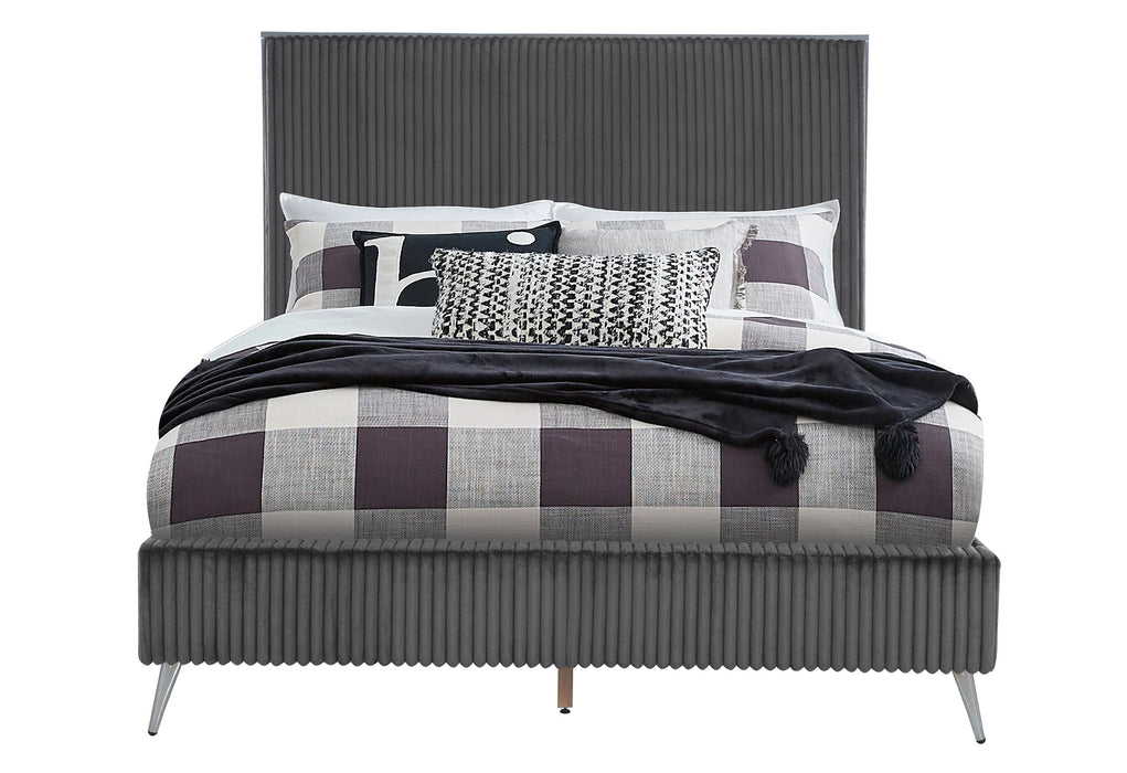 Enzo Dark Grey Queen Bed Group - ENZO-DARK GREY-QBG - Gate Furniture