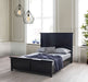 Erika Black 4 pc Queen Bedroom Set - Gate Furniture