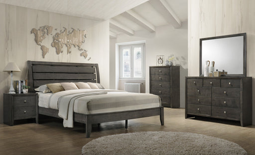 Evan Gray Panel Bedroom Set - Gate Furniture