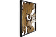 Fabiana Black/Gold Finish Wall Decor - A8010126 - Gate Furniture