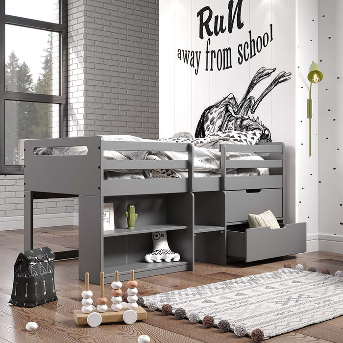 Fabiana Twin Loft Bed - BD01375 - In Stock Furniture