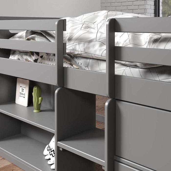 Fabiana Twin Loft Bed - BD01375 - In Stock Furniture