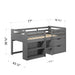 Fabiana Twin Loft Bed - BD01375 - In Stock Furniture