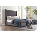 Fairborn Gray Queen Platform Bed with Storage Footboard - 5877GY-1DW - Gate Furniture