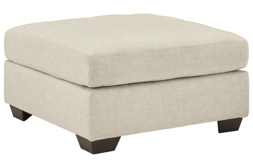 Falkirk Parchment Oversized Accent Ottoman - 8080608 - Gate Furniture