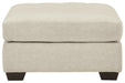 Falkirk Parchment Oversized Accent Ottoman - 8080608 - Gate Furniture