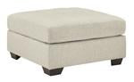 Falkirk Parchment Oversized Accent Ottoman - 8080608 - Gate Furniture