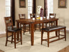 Figaro Brown Counter Height Set - Gate Furniture