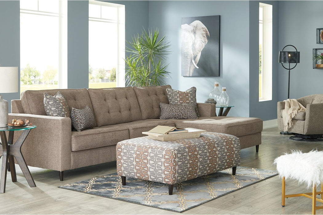 Flintshire Auburn Oversized Accent Ottoman - 2500308 - Gate Furniture