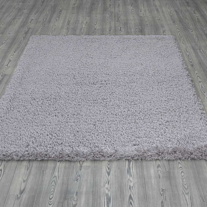 Flokati Collection Faux Sheepskin Indoor Area Rugs - Gray - 5'X7' - FFR1003-5X7 - Gate Furniture