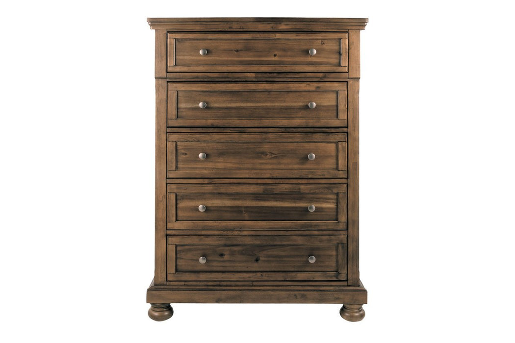 Flynnter Medium Brown Chest of Drawers - B719-46 - Gate Furniture