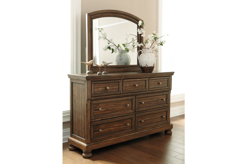 Flynnter Medium Brown Dresser - B719-31 - Gate Furniture