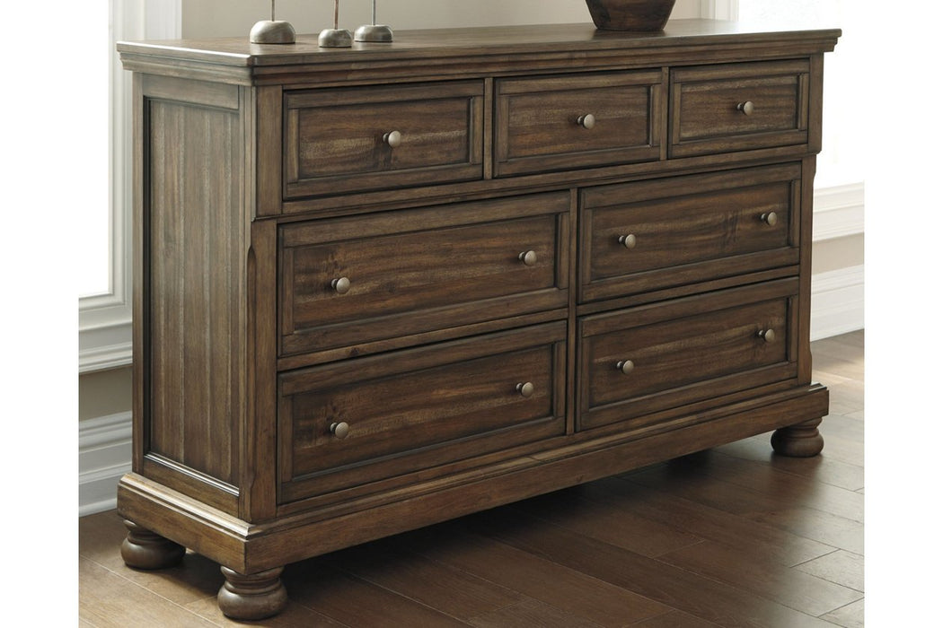 Flynnter Medium Brown Dresser - B719-31 - Gate Furniture