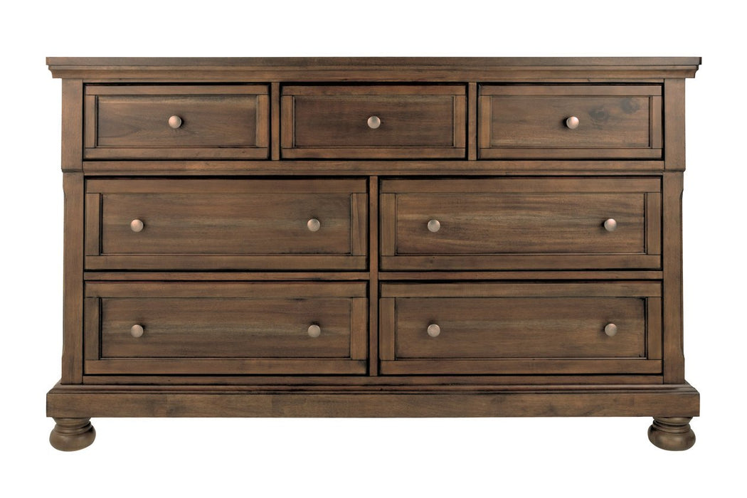 Flynnter Medium Brown Dresser - B719-31 - Gate Furniture