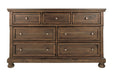 Flynnter Medium Brown Dresser - B719-31 - Gate Furniture