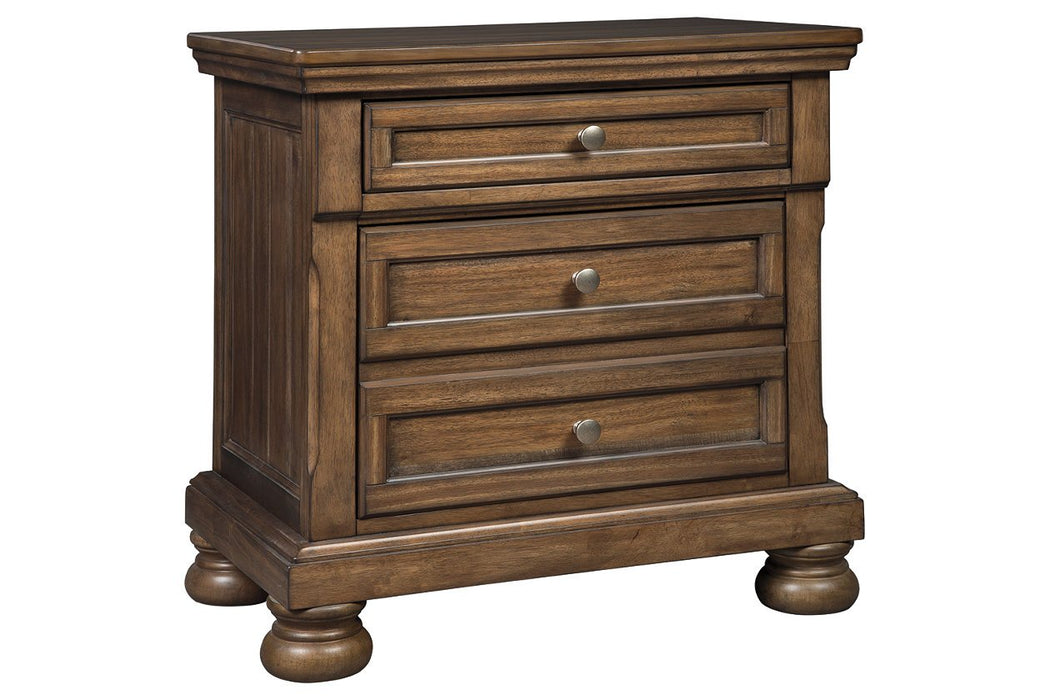 Flynnter Medium Brown Nightstand - B719-92 - Gate Furniture