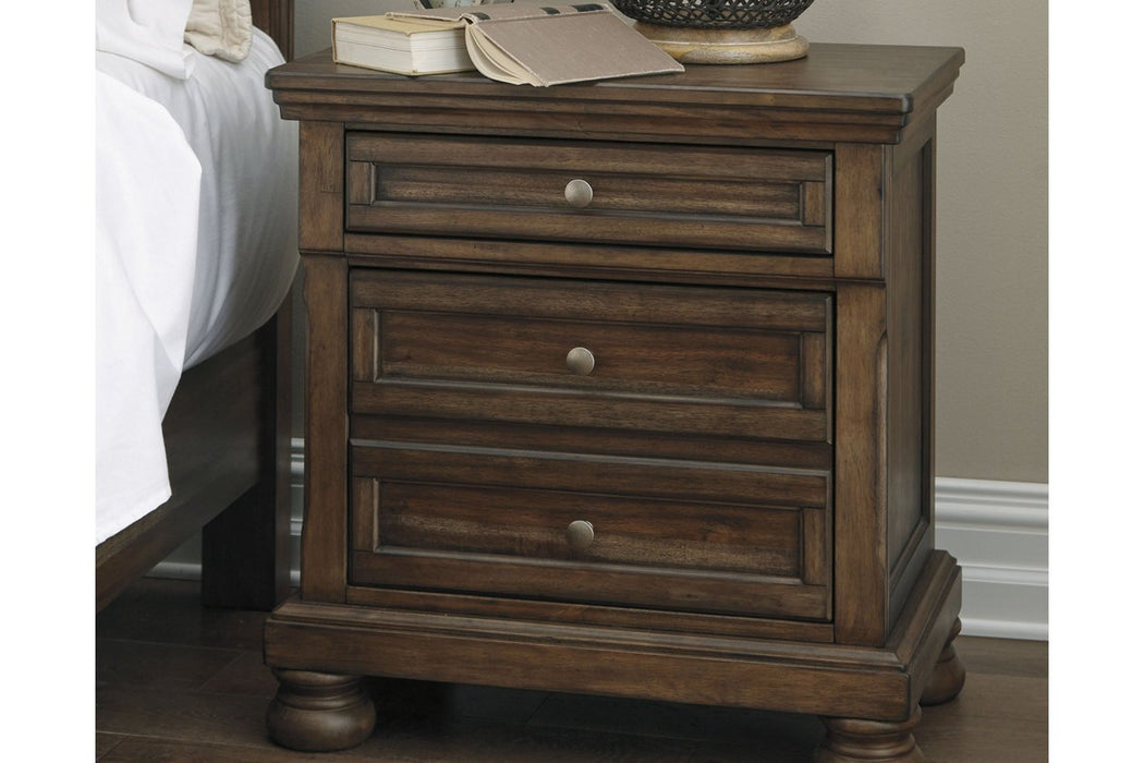 Flynnter Medium Brown Nightstand - B719-92 - Gate Furniture