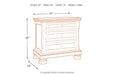 Flynnter Medium Brown Nightstand - B719-92 - Gate Furniture