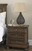 Flynnter Medium Brown Nightstand - B719-92 - Gate Furniture