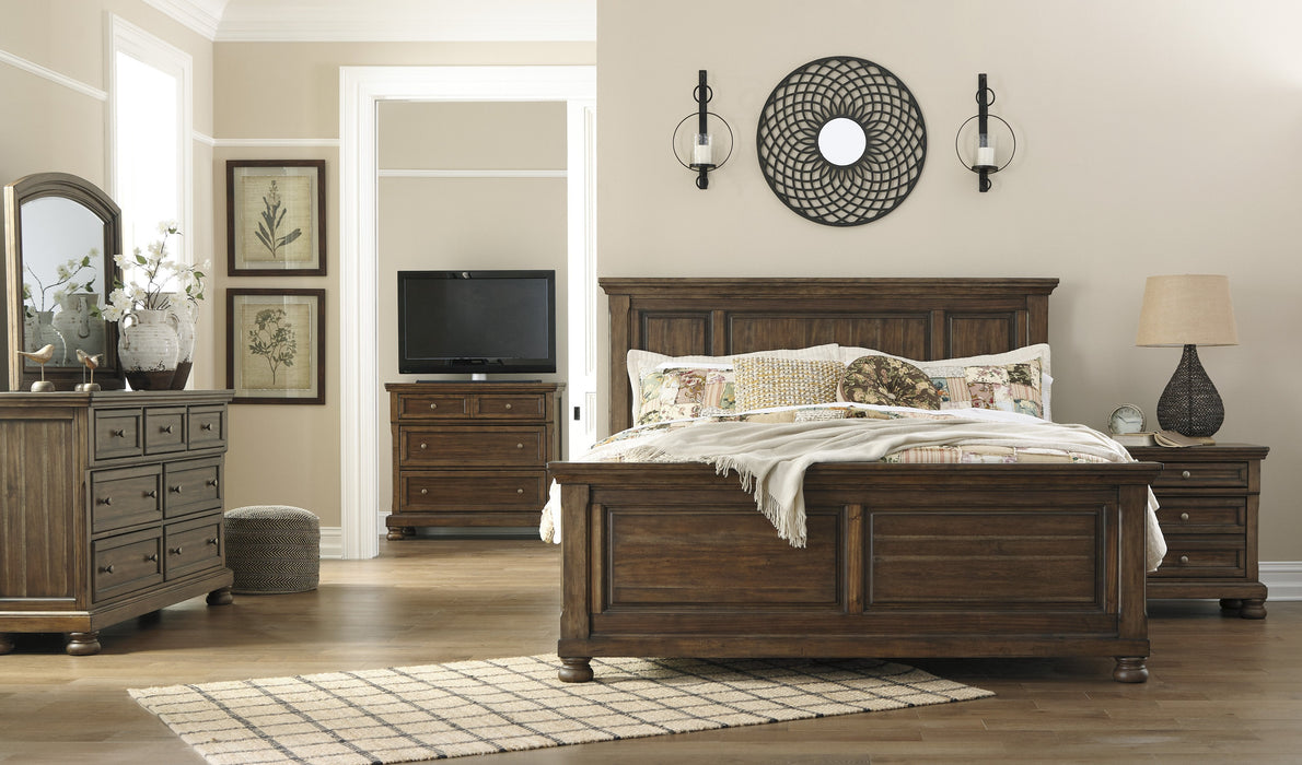 Flynnter Medium Brown Panel Bedroom Set - Gate Furniture