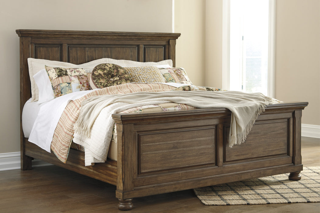 Flynnter Medium Brown Panel Bedroom Set - Gate Furniture