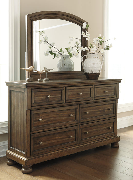 Flynnter Medium Brown Panel Bedroom Set - Gate Furniture