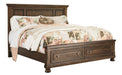 Flynnter Medium Brown Queen Storage Platform Bed - Gate Furniture